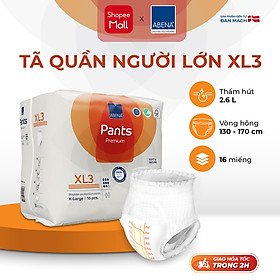 Tã quần người lớn Abena Pants Premium XL3 thấm hút 2.600ml