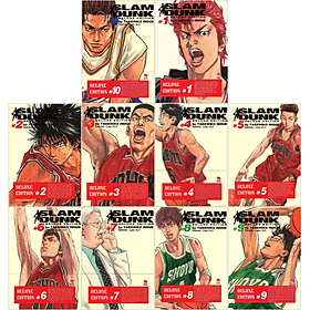 Combo Manga - Slam Dunk - Deluxe Edition: Tập 1 - 10 (Bộ 10 Tập)
