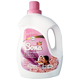 Nước giặt sinh học SONA 4.2L giặt xả quần áo 2 trong 1 hương hoa tự nhiên