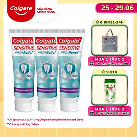 Bộ 3 Kem đánh răng Colgate Sensitive ngăn ê buốt và bảo vệ toàn diện 110g/tuýp