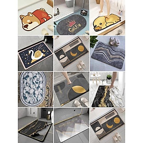 Mua Thảm Lau Chân Siêu Thấm Đế Cao Su Chống Trơn Trượt Nhiều Mẫu Hiện đại