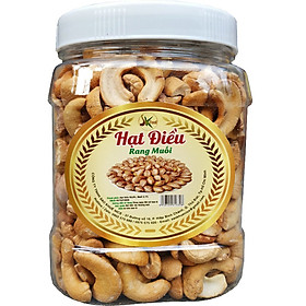 HẠT ĐIỀU RANG MUỐI LOẠI BỂ THƯƠNG HIỆU SK FOOD - HŨ 500G