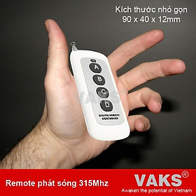 01 cái Remote điều khiển từ xa phát sóng xuyên tường 315Mhz RM03 - loại 4 nút ABCD