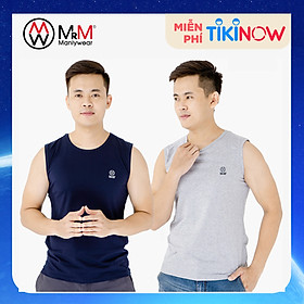 Hình ảnh Review Combo 2 áo ba lỗ nam, áo sát nách nam,sợi cotton cao cấp mềm mịn, thấm hút mồ hôi, siều thoáng mát, co giãn 4 chiều Mrm Manlywear - MM