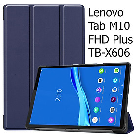 Bao Da Cover Dành Cho Máy Tính Bảng Lenovo Tab M10 FHD Plus TB-X606 10.3 Inch Hỗ Trợ Smart Cover