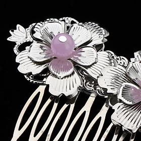 2pcs Retro Ancient Chinese Hair Accessories Hair Comb Clips Hair Pin Pink