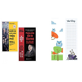 Combo 2 cuốn Bước Đi Ngẫu Nhiên Trên Phố Wall+Phương Pháp Đầu Tư Warren Buffett( Tặng kèm bookmark Phương Đông)