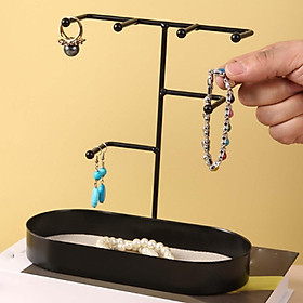 Jewelry Organizer Stand Tray Display Rack for Rings