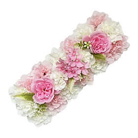 Artificial Flower Panel for Table Centerpieces for Wedding Dining Table Ceremony