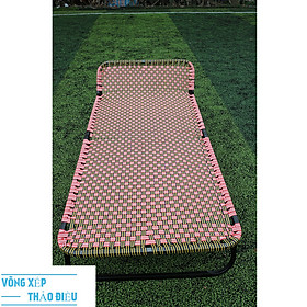 Mua Giường xếp khung sơn tĩnh điện 90cm dây đan đài loan thương hiệu Võng Xếp Thảo Điều - G4
