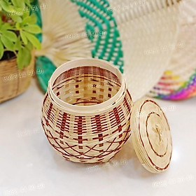 Mua Hộp tre đan màu kết hợp