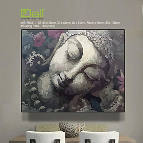 Tranh treo tường tự tô màu số hóa DALI Tranh Phật Giáo P004