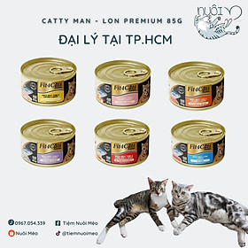 HỎA TỐC Pate cho mèo Fit4Cats Premium - dạng lon 85g