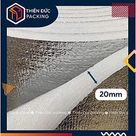 Mua Cuộn xốp PE OPP tráng bạc dày 20mm x 1m x 1m cách nhiệt bảo ôn  cách âm  chống nóng  làm chiếu ngủ văn phòng