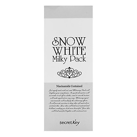 Kem Dưỡng Trắng Da Mặt Và Toàn Thân Secret Key Snow White Milky Pack 200g