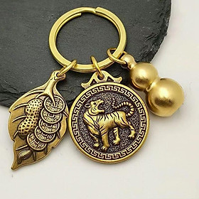 Móc Khóa 12 Con Giáp Đồng Thau - AnNhien