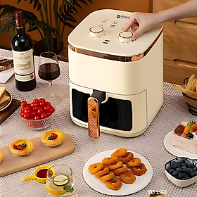 Nồi Chiên Không Dầu 8 Lít Mishio MK391 - Dung Tích Khổng Lồ, Nướng Nguyên Con Gà, Giá Cực Rẻ - Hàng chính hãng