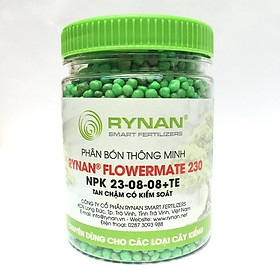 Phân Bón Thông Minh Rynan Flowermate 230 (Hũ 150g) - Dùng Cho Các Loại Hoa Kiểng