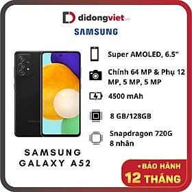Điện Thoại Samsung Galaxy A52 (8GB/128GB) - Hàng Chính Hãng
