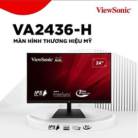 Màn Hình Viewsonic VA2436-H (23.8Inch Full HD 1ms 100HZ 250cdm2 IPS)- Hàng chính hãng 