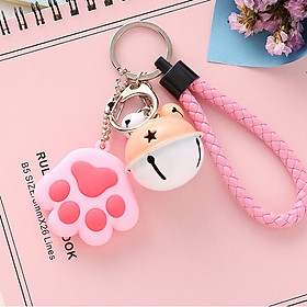 Móc Khóa Tay Mèo Hồng