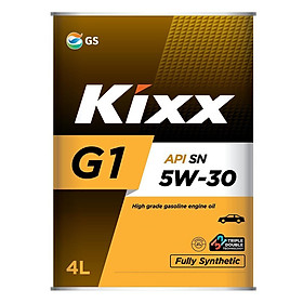 Dầu Tổng Hợp Kixx G1 API SN 5W-30 Công Nghệ Triple Double (4L)