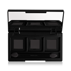 Hộp đựng 3 lõi phấn mắt kèm cọ Palette Eye Shadow 3 Square / Mirror Inglot
