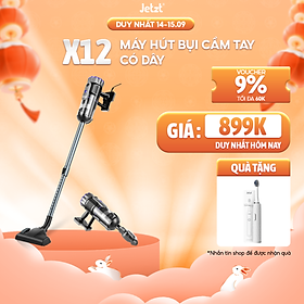 Máy hút bụi cầm tay đa năng 4in1 JETZT X12 PRO, lực hút 21000PA, hàng chính hãng