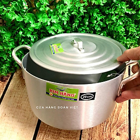 Mua Nồi nấu cơm Kim Hằng Cao Cấp. Nồi nhôm Kim Hằng - Size 24cm  16 18 20 22cm. Đồ Gia Dụng nhà bếp