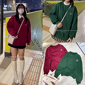ÁO THUN UNISEX NAM NỮ TRƠN FORM RỘNG BIG SIZE TAY DÀI DẠO PHỐ DỰ TIỆC GIÁNG SINH NOEL