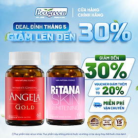 Combo Sức Khỏe Sinh Lý, Đẹp Da Cho Nữ Ecogreen Giúp Trắng Da, Mờ Nám (Dùng 1 Tháng)