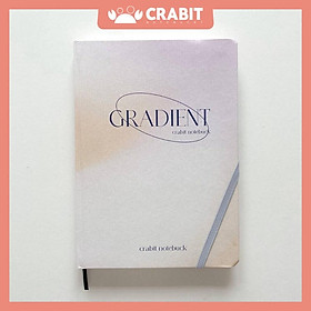 Hình ảnh Sổ tay ghi chép dotgrid Crabit 130gsm làm bullet journal - Gradient Trắng