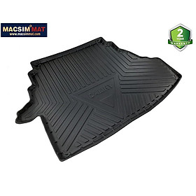 Thảm lót cốp xe ô tô Toyota Camry 2006 - 2011 nhãn hiệu Macsim chất liệu TPV cao cấp màu đen (611)