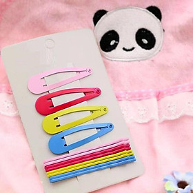 Vỉ kẹp tăm màu sắc kẹp mái dễ thương