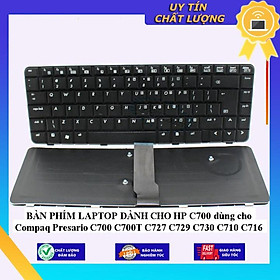 BÀN PHÍM LAPTOP dùng cho HP C700 dùng cho Compaq Presario C700 C700T C727 C729 C730 C710 C716 - Hàng Nhập Khẩu New Seal