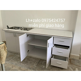 Mua Tủ bếp sẵn bồn mặt gạch nhựa vinco