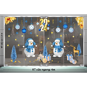 Mua Decal trang trí NOEL 2024 combo số 127