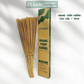 Nhang Trầm Hương Sạch Cao Cấp 30-40cm ,100-400gr 3 Lành Tự Nhiên 100% 7-12 Năm Trầm Thờ Cúng Thư Giãn Tài Lộc - 30cm