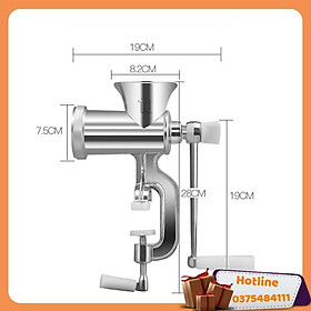 Mua Máy Xay Thịt Bằng Tay Inox - Hàng Loại 1