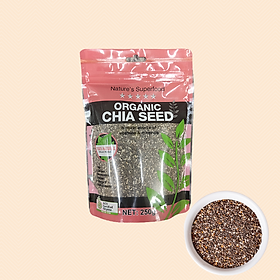 Hình ảnh Hạt Chia Úc Hữu Cơ Organic Chia Seed Nature Superfood 250Gram