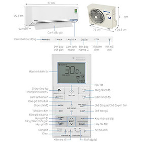 Mua Máy lạnh Panasonic Inverter 1 HP CU/CS-XU9ZKH-8 - Hàng Chính Hãng - Giao Hàng Toàn Quốc