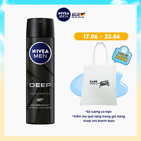 Xịt Ngăn Mùi Nivea Men Than Hoạt Tính 80027 (150ml)