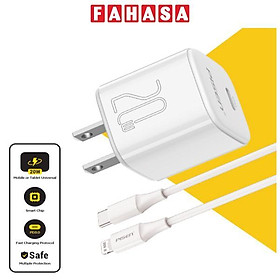 Sạc Nhanh Pisen Quick - Mr White Tiny USB-C 20W - Pisen CL1000