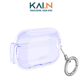 Case Ốp Cho Airpods PRO 2 Kai.N Smartlock Case Trong Suốt Kèm Móc Treo_ Hàng chính hãng