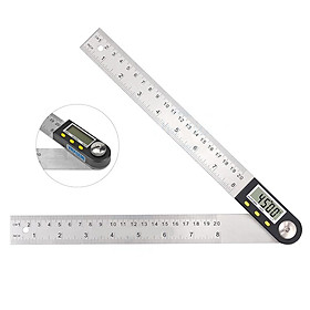 Mua Thước Đo Góc Điện Tử Vinasemi Bằng Thép Không Gỉ Xoay 360 Độ Dài 20cm