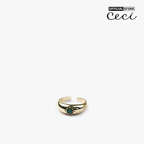 CECI - Nhẫn nữ dáng hở bản vừa đính đá thời trang CC2-01000134