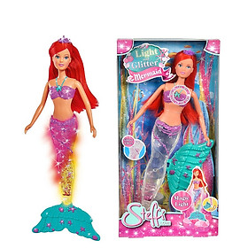 Búp bê Steffi Love Light & Glitter Mermaid 105733049