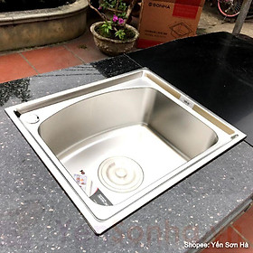Mua Chậu rửa chén bát 1 hố Sơn Hà S50 inox 304