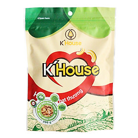 Hạt Điều Rang Chay K House Túi Zipper 200gr