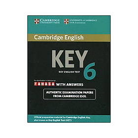 [Download Sách] Cambridge English KEY - Key English Test 6 with Answers